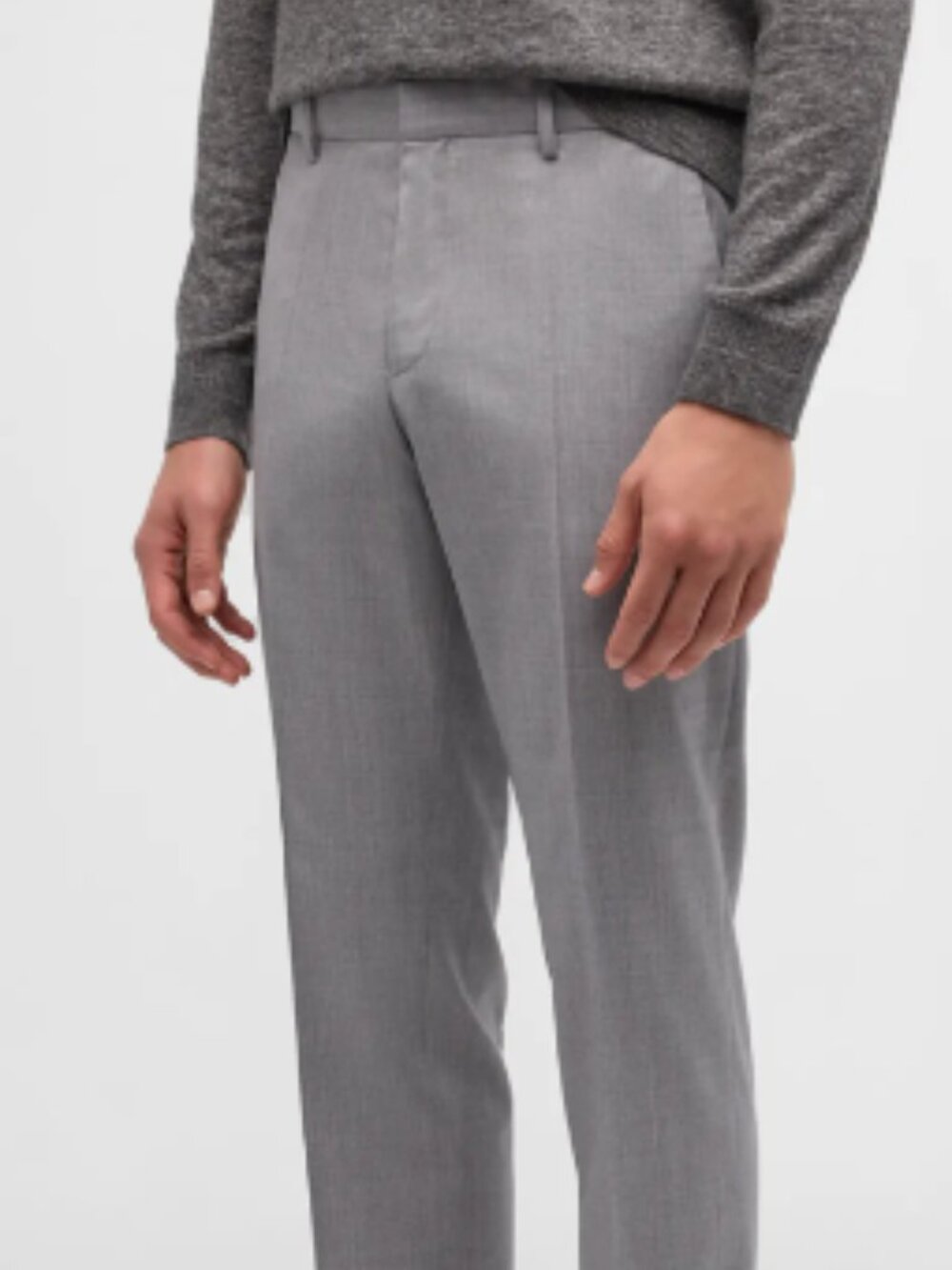 BOSS Men's Genesis Slim-Fit Wool Trousers